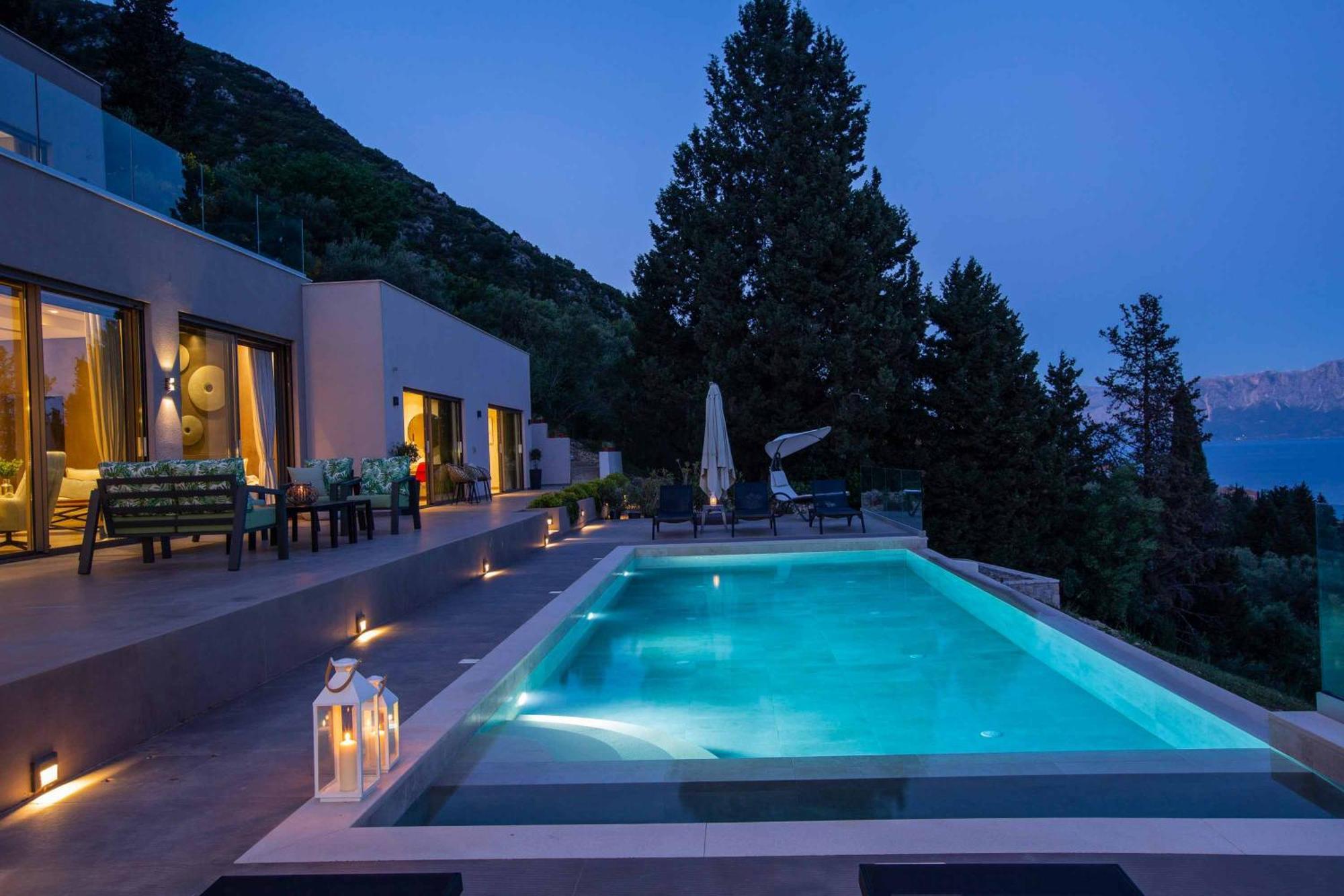 Villa Ino Lefkas Нидри Екстериор снимка