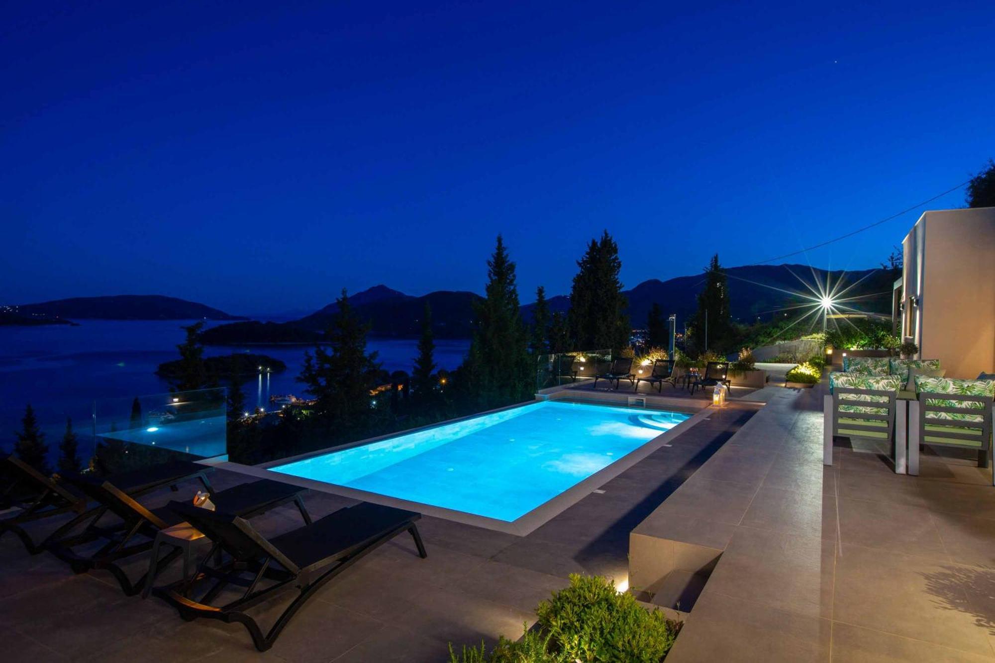 Villa Ino Lefkas Нидри Екстериор снимка
