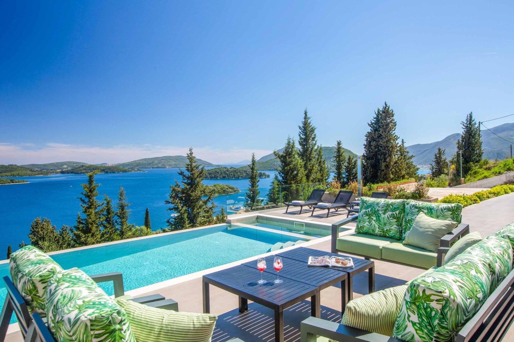 Villa Ino Lefkas Нидри Екстериор снимка