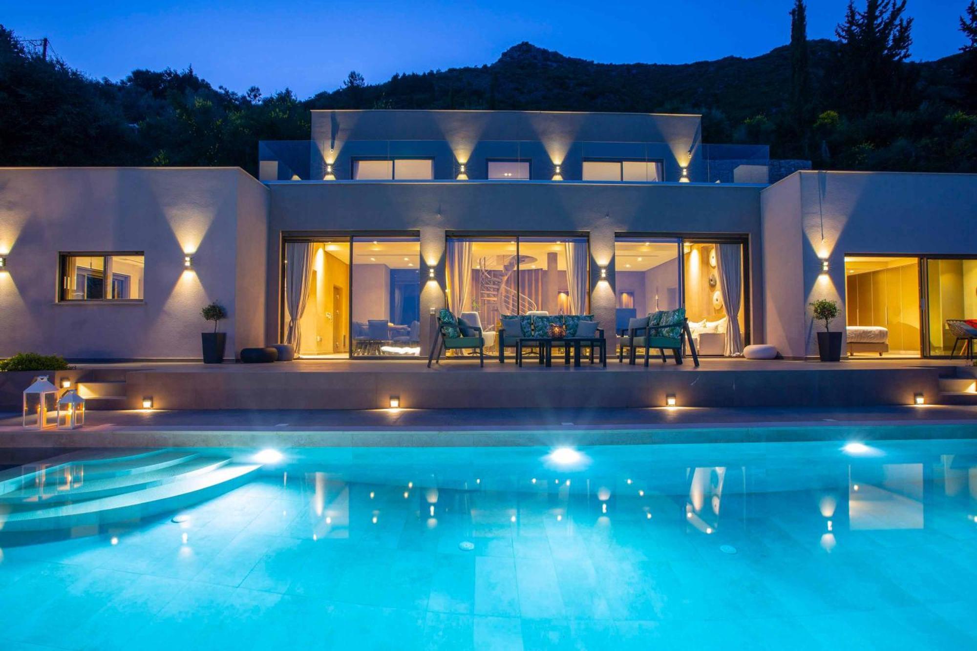 Villa Ino Lefkas Нидри Екстериор снимка
