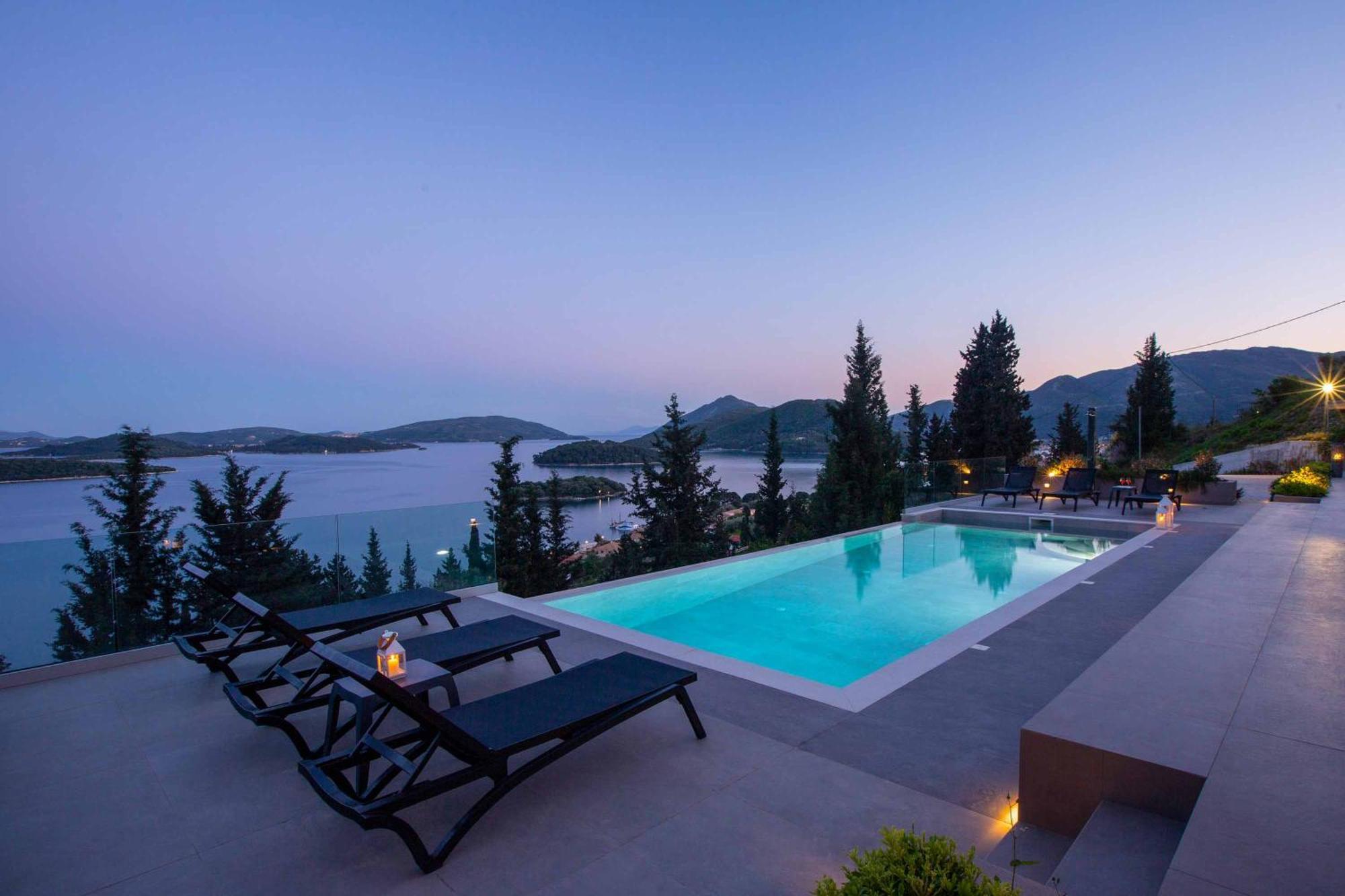 Villa Ino Lefkas Нидри Екстериор снимка