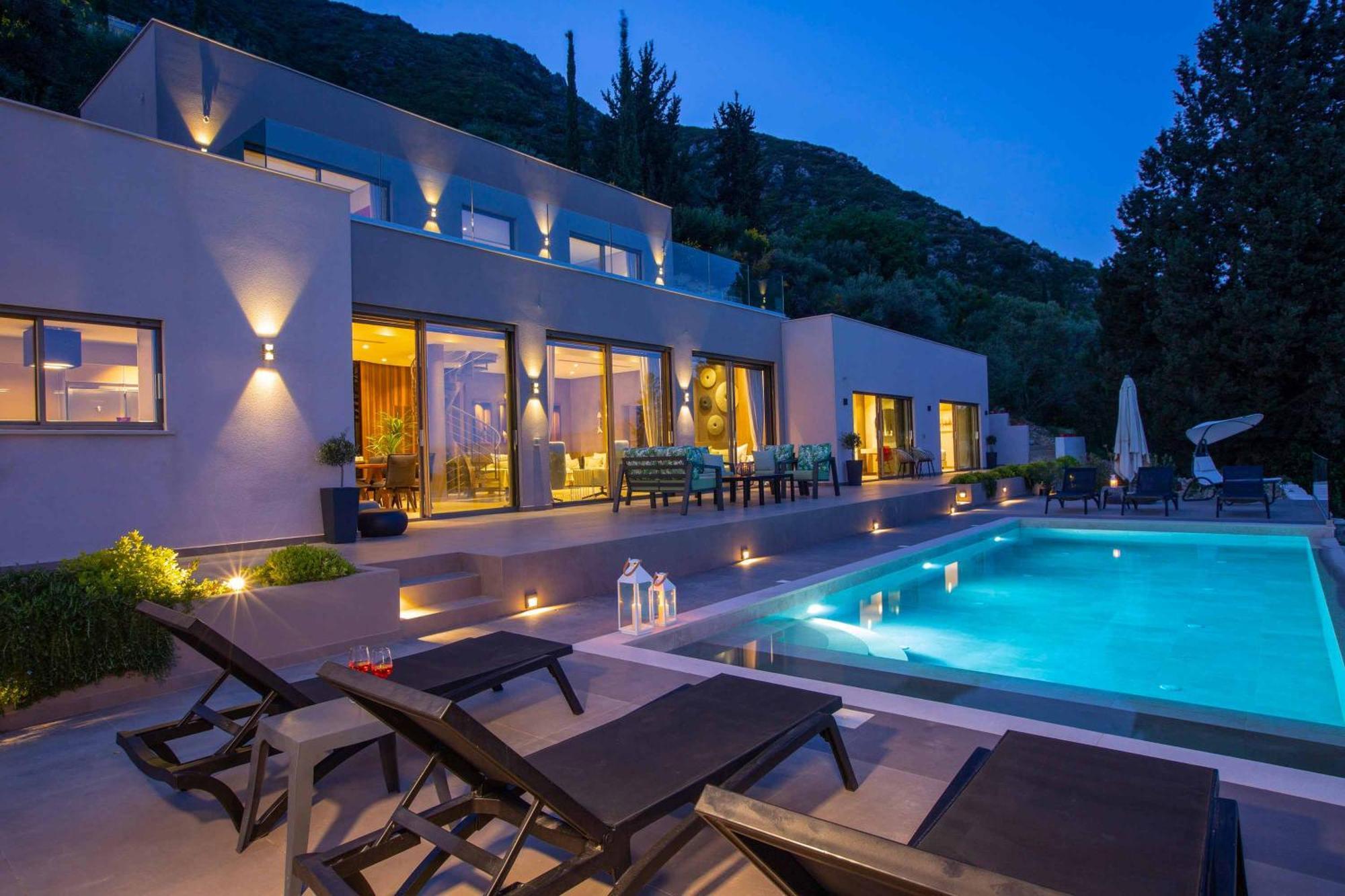 Villa Ino Lefkas Нидри Екстериор снимка